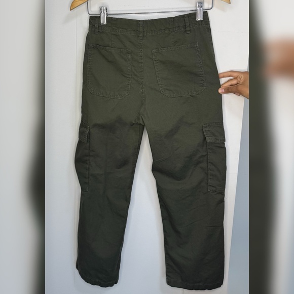 H&M Kids Olive Green Cargo Pants | Size 9-10Y - Picture 7 of 8